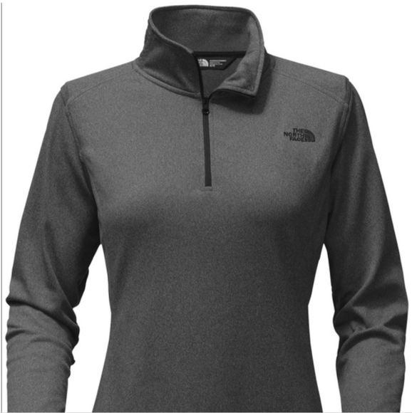 The North Face Women's Gray Tech Glacier ¼ Zip Fleece Pullover Top|Brand New| XL - Picture 9 of 10